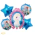 Set aranjament bundle Frozen cu oglinda Roz