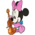 Sticker Minnie, 20x30 cm