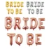Set aranjament baloane litere Bride To Be, 40 cm