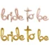 Set banner baloane litere Bride to Be