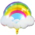 Balon folie Curcubeu, 60x60cm