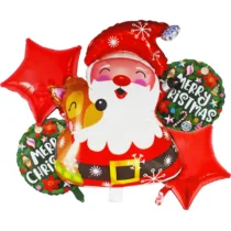 1043-set-5-baloane-folie-cu-figurina-mos-craciun