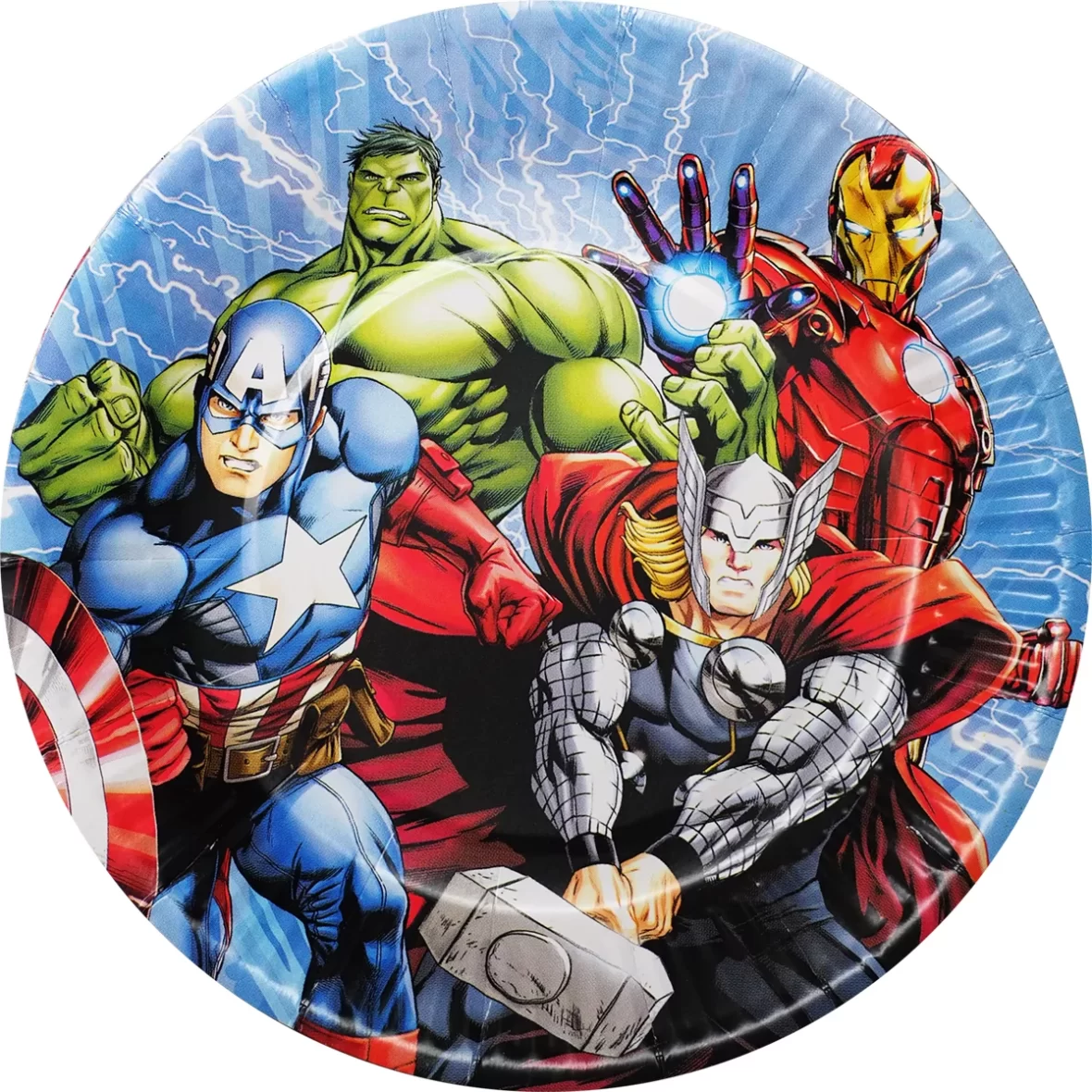 Set 10 farfurii Supereroi, 18 cm