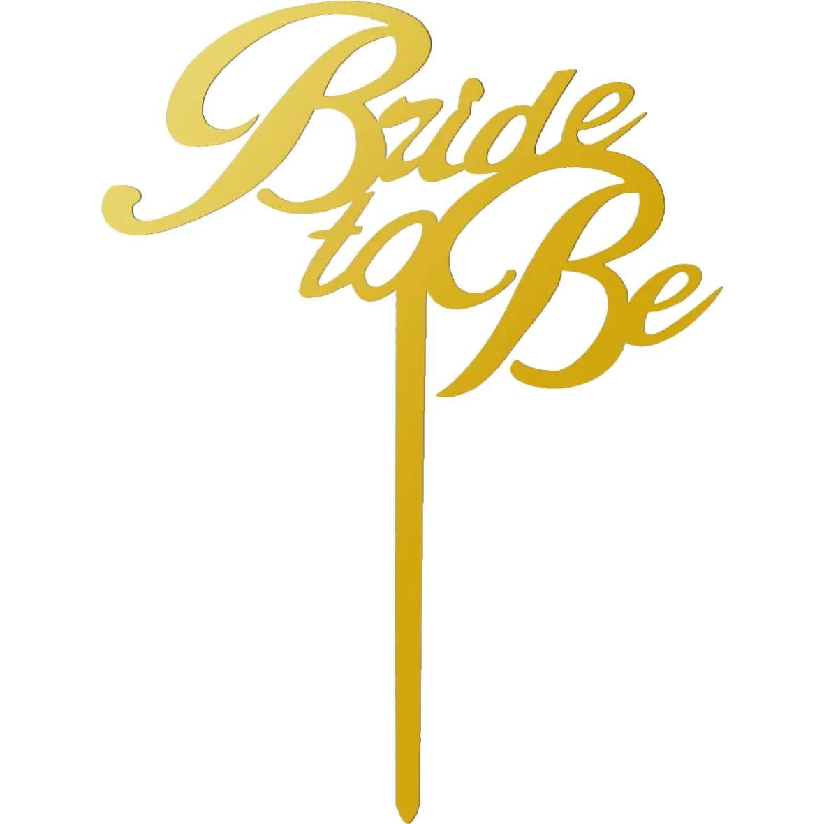 Topper tort Bride to Be 14 cm