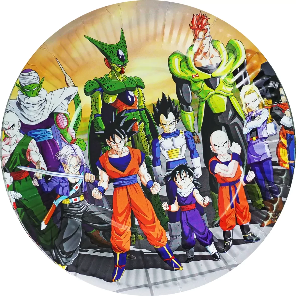 Set 10 farfurii Dragon Ball Z, 18 cm