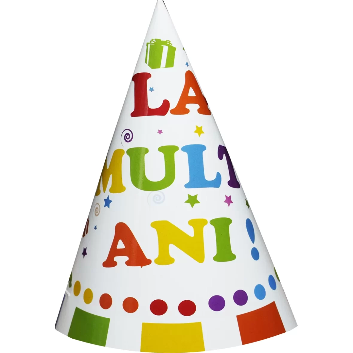 Set 6 coifuri La Multi Ani multicolore