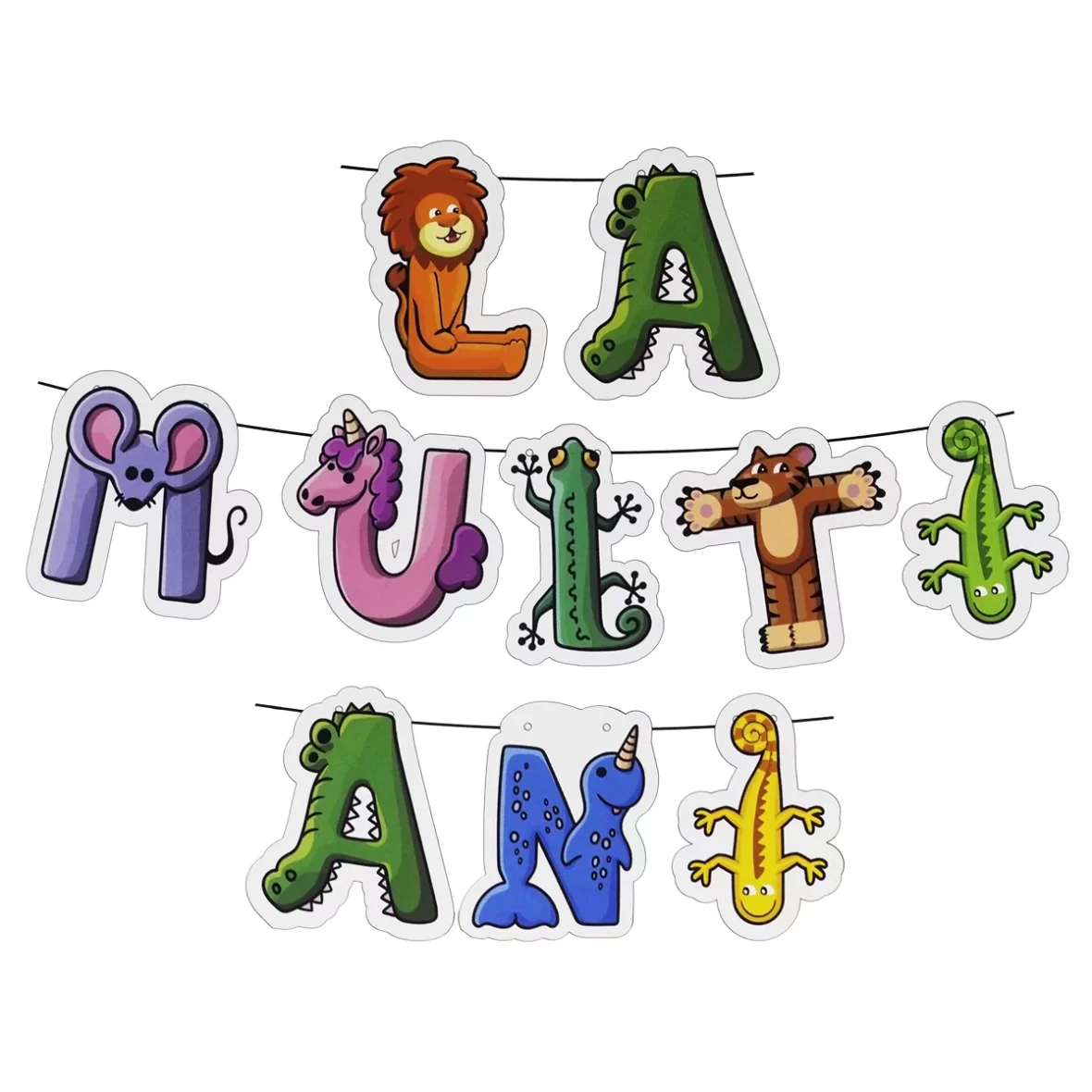 Set ghirlanda Jungle Party La Multi Ani