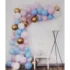 Set arcada baloane Botez, Aniversare, culori pastelate si aurii