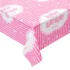 Fata de masa Happy Birthday, roz, 180 x 120 cm