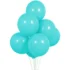 Set 10 baloane latex, Turcoaz, 12 cm, cod culoare #027