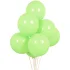 Baloane latex de 12 cm, Verde Lime deschis, 10 bucati, cod culoare #029
