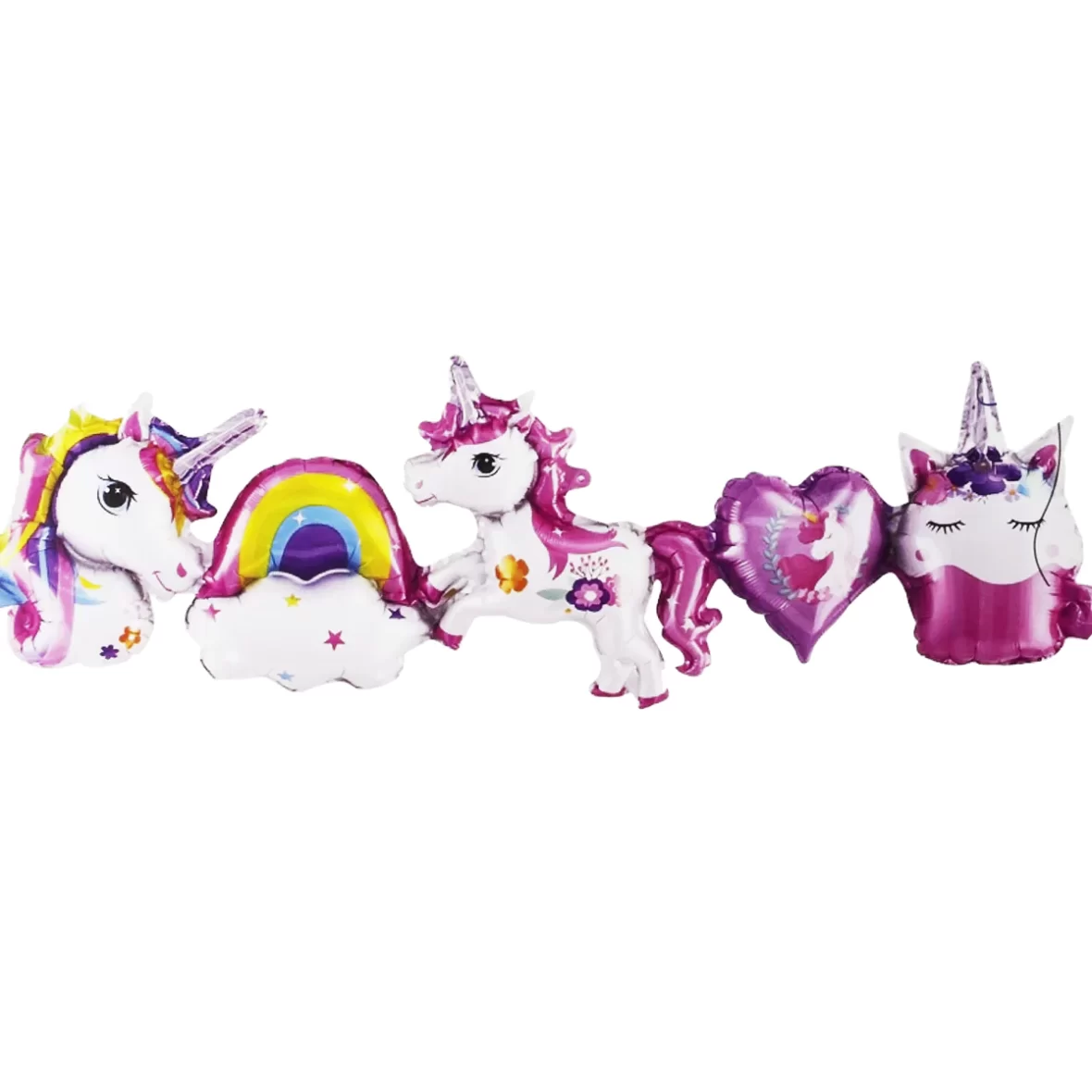 Balon folie tip ghirlanda Unicorn, 103 cm