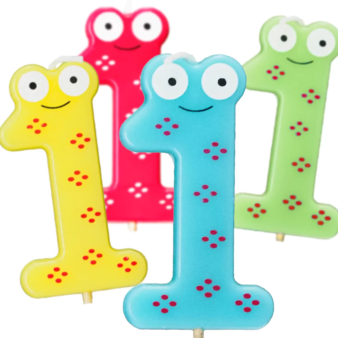 Lumanare hazlie cu cifra 1