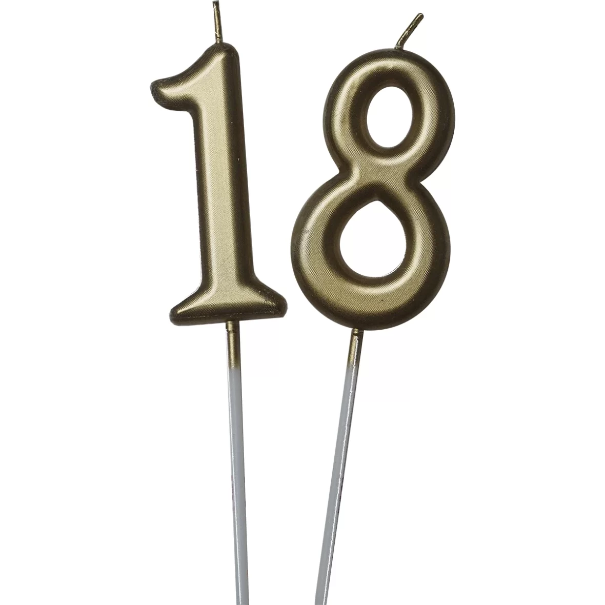 Set lumanari cifre aurii – 18 ani