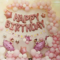 1273-arcada-baloane-roz-cu-bannere-si-figurine-balerine