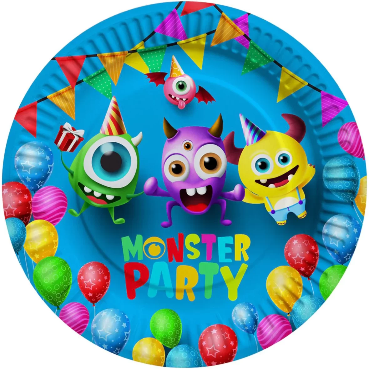 Set 6 farfurii Monsters Inc.