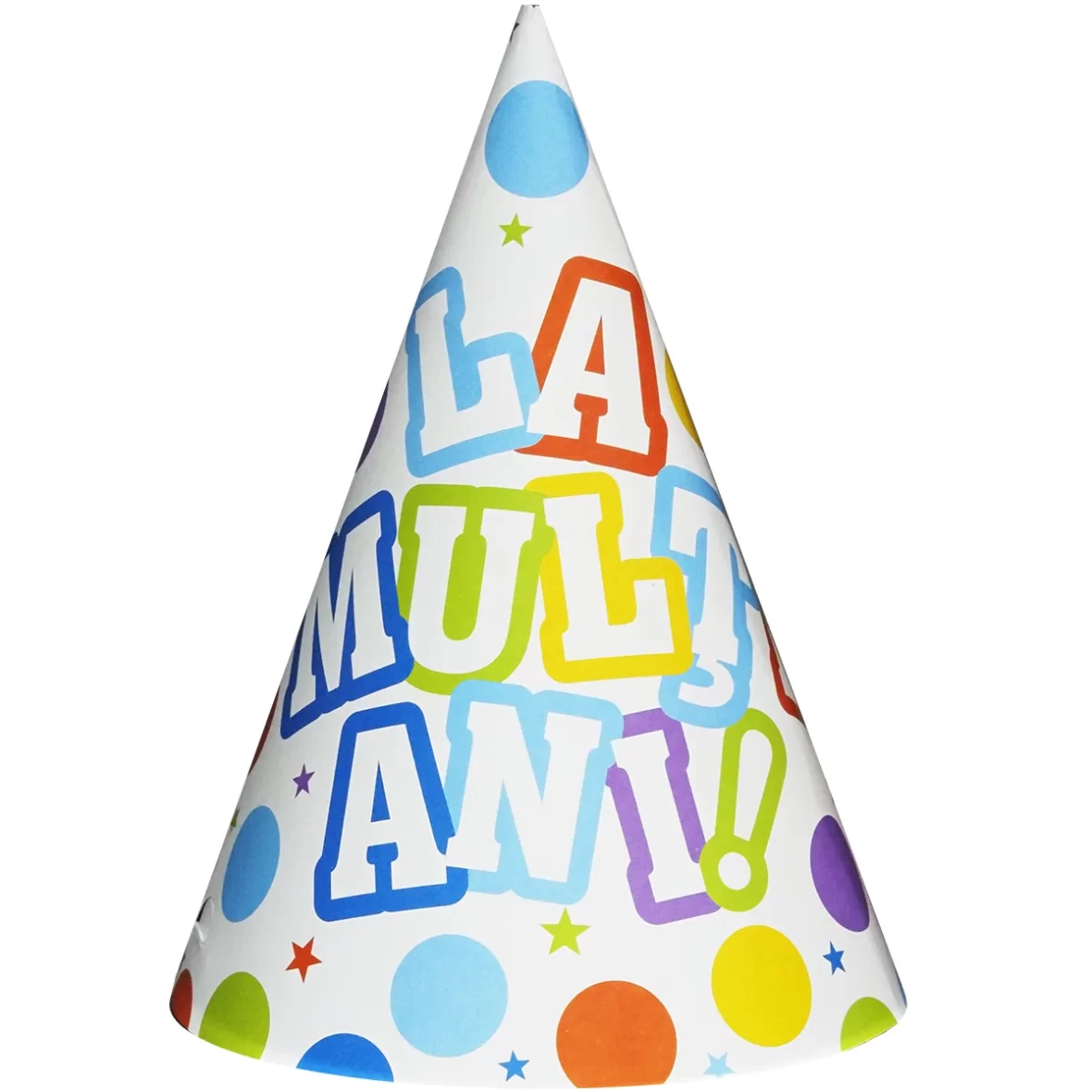 Set 6 coifuri La Multi Ani cu buline multicolore