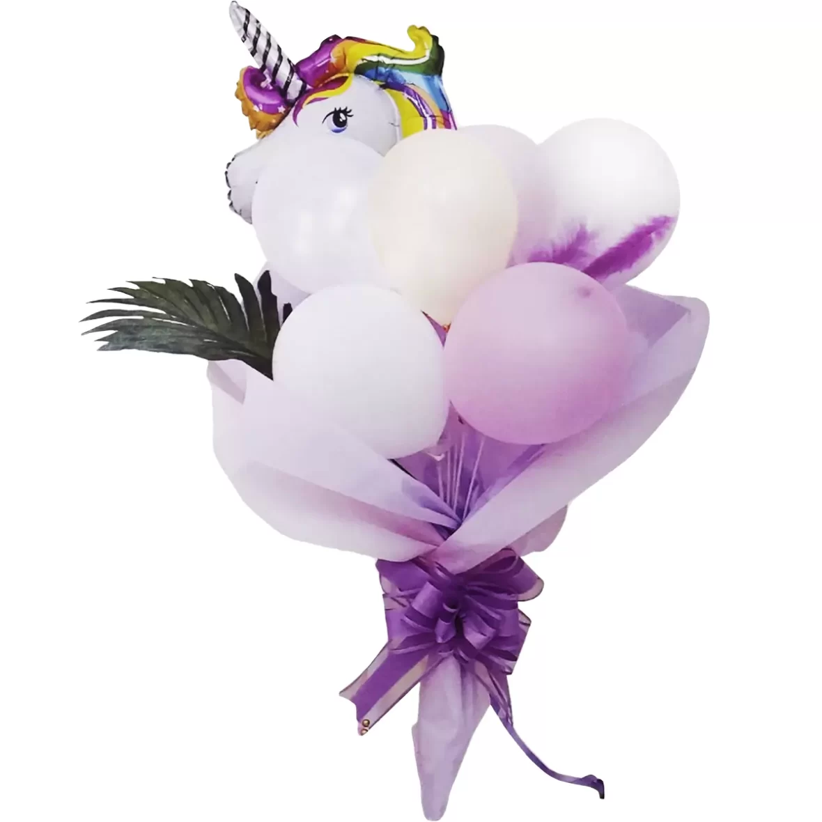 Set aranjament buchet baloane cu Unicorn