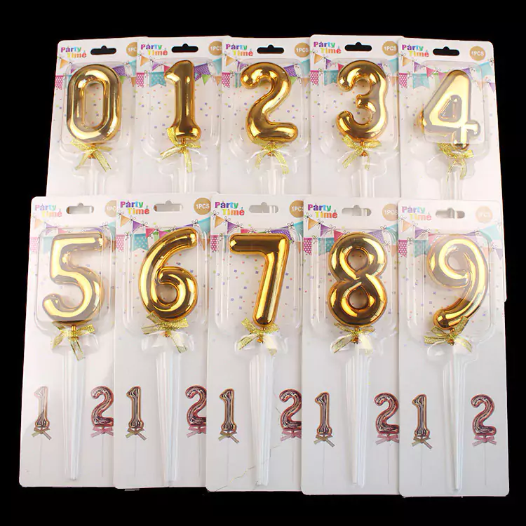 Topper cifra aurie 20 cm