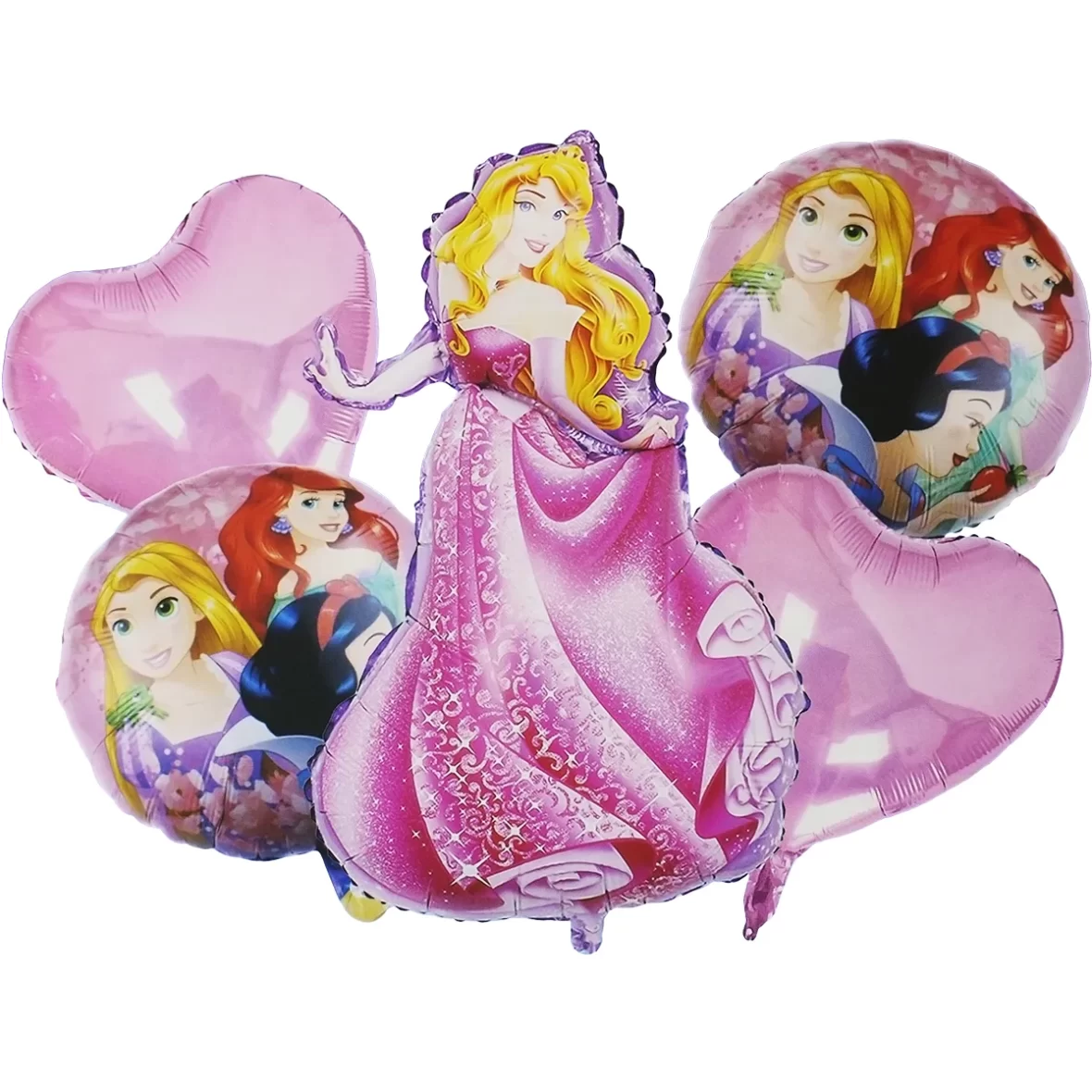 Set aranjament 5 baloane folie Printese