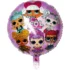Balon folie LOL, rotund, 45 cm