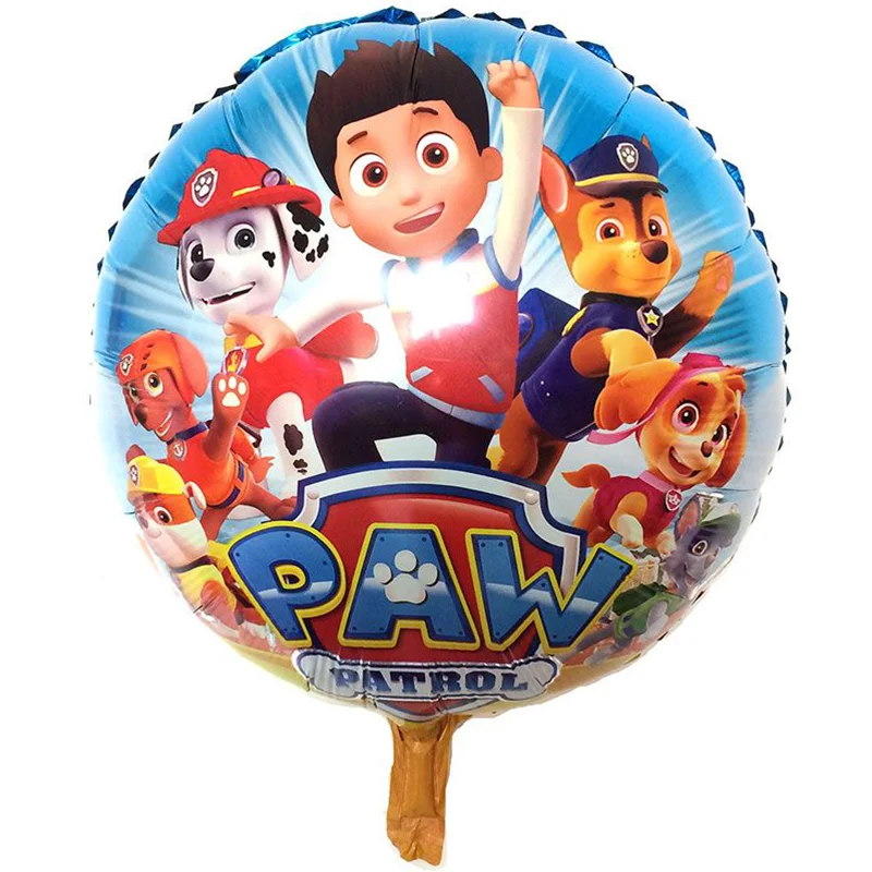 Balon Patrula Catelusilor, rotund, 45 cm