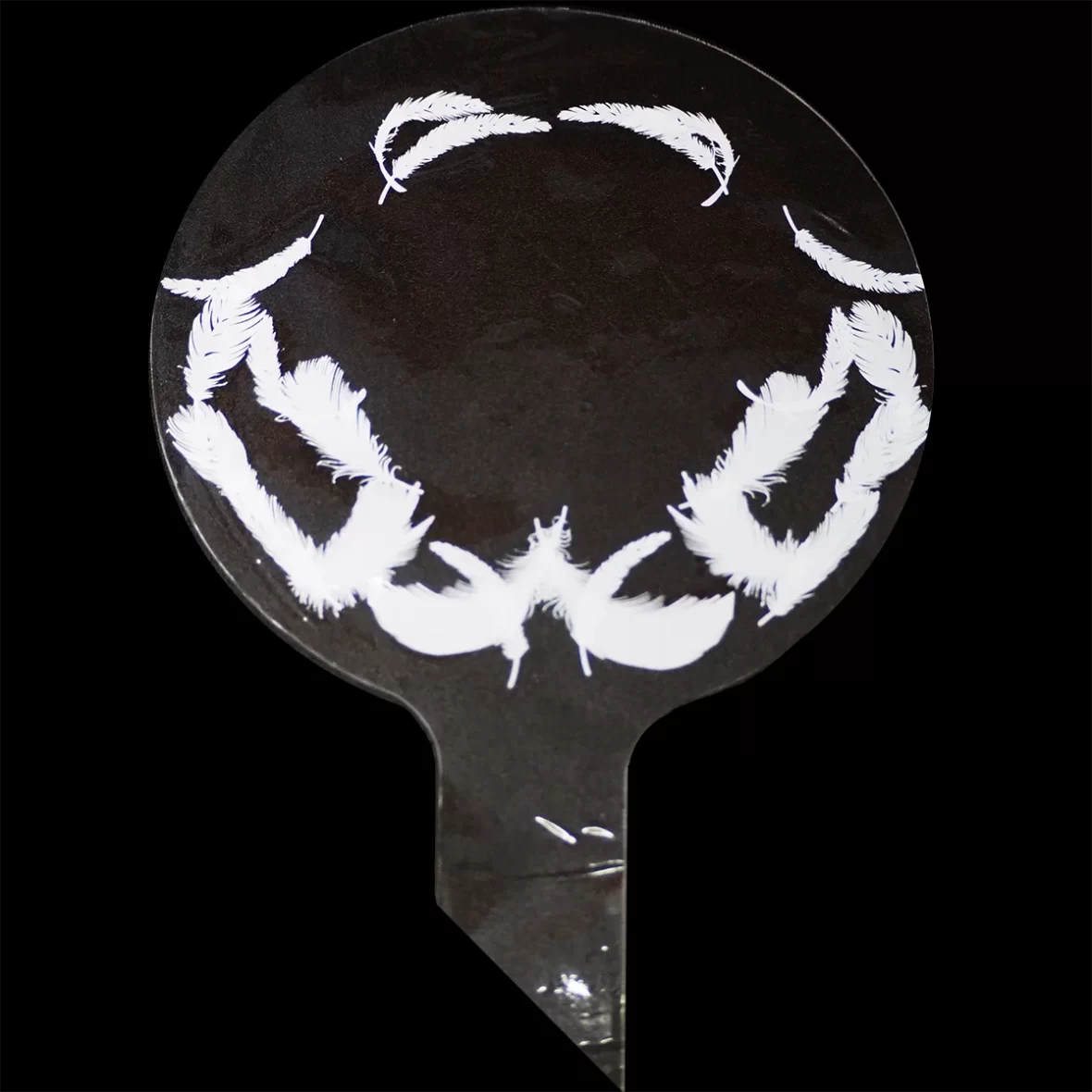 Balon Bobo cu imprimeu fulgi, 45 cm