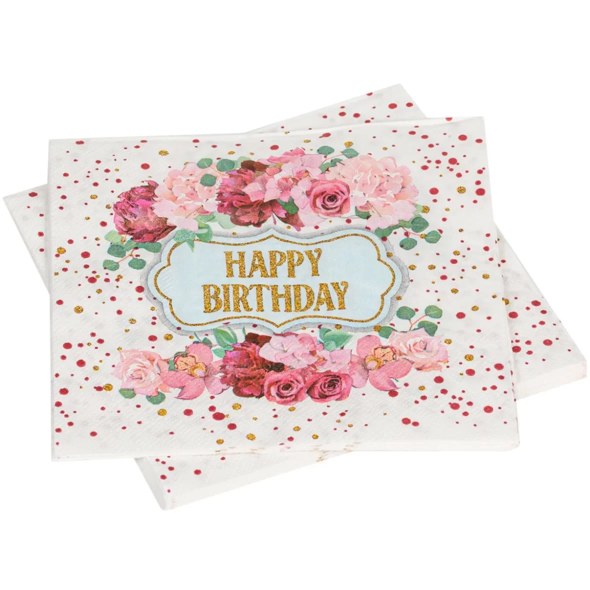 Set 12 servetele Trandafiri