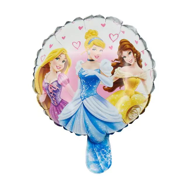 Balon folie rotund cu Printese, 20 cm