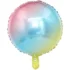 Balon folie in culorile curcubeului, rotund, 45 cm