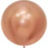 Balon latex Jumbo Rose Gold Cromat, rotund, 90 cm, cod culoare #112