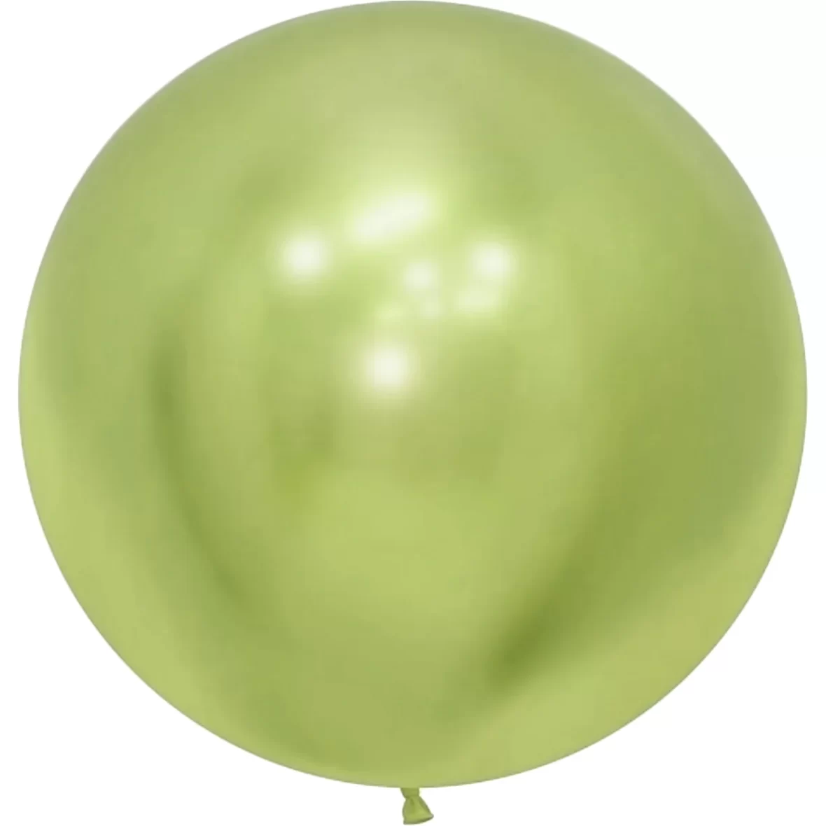 Balon latex Jumbo Verde Lime Cromat, rotund, 90 cm, cod culoare #109