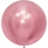 Balon latex Jumbo Rose red Cromat, rotund, 90 cm, cod culoare #107