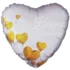 Balon folie inimioara Happy Aniversary, 45 cm