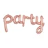 Balon Banner Party rose gold, 110 cm