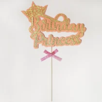 1698-topper-birthday-princess-cu-coronita-roz-auriu