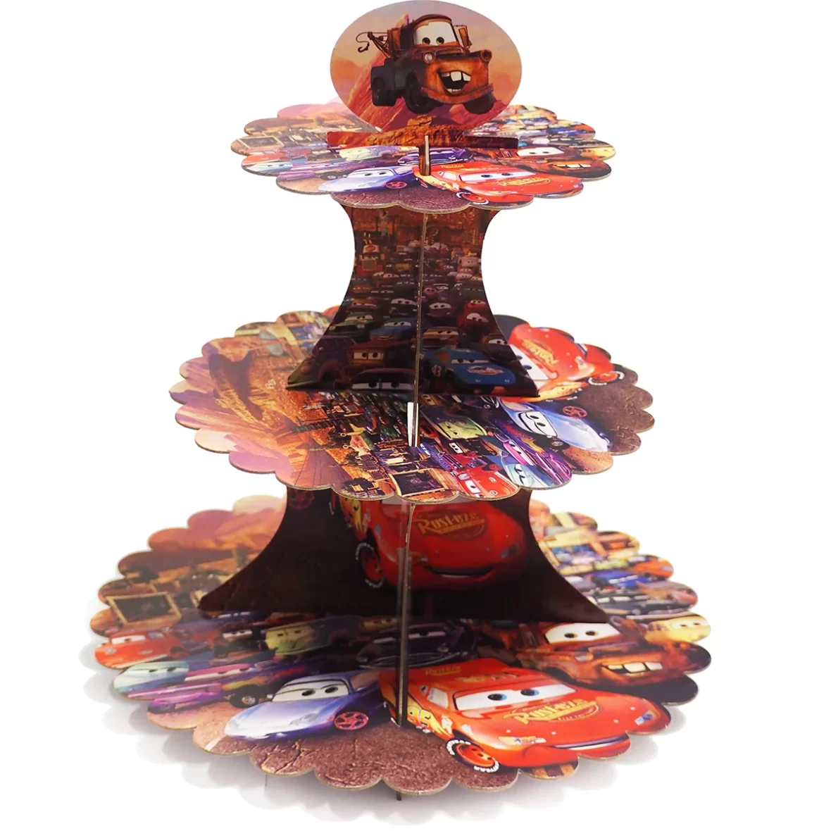 Suport etajat pentru prajituri, Cars model 1