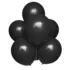 Set 10 baloane latex, Negru, 25 cm, cod culoare #034