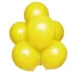 Set 10 baloane latex, Galben Inchis, 25 cm, cod culoare #016
