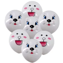 232-baloane-latex-imprimate-cu-fete-de-iepurasi-30-cm-multiple-variante