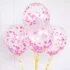 Set 10 baloane Confetti, Roz, de 30 cm