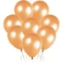 Set 10 baloane latex, Portocaliu Deschis, perlate, de 30 cm, cod culoare #085