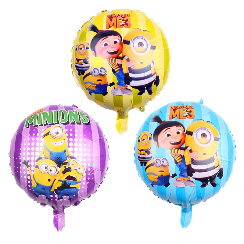 Baloane Minions, rotunde, 45 cm