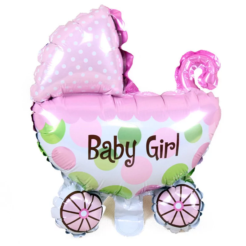 Balon carucior Baby Girl, 42 cm, roz