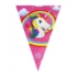 Set ghirlanda cu 10 stegulete Unicorn