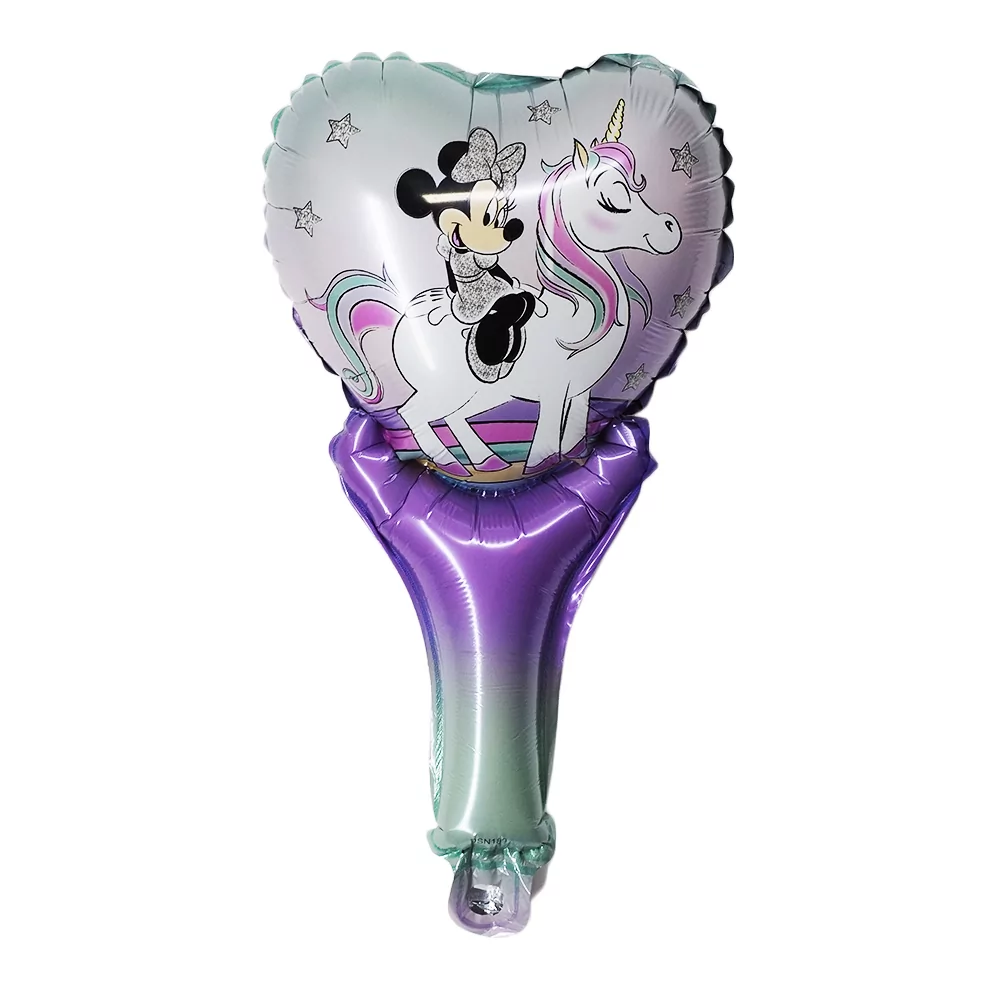Balon folie portabil Minnie cu Unicorn 35cm