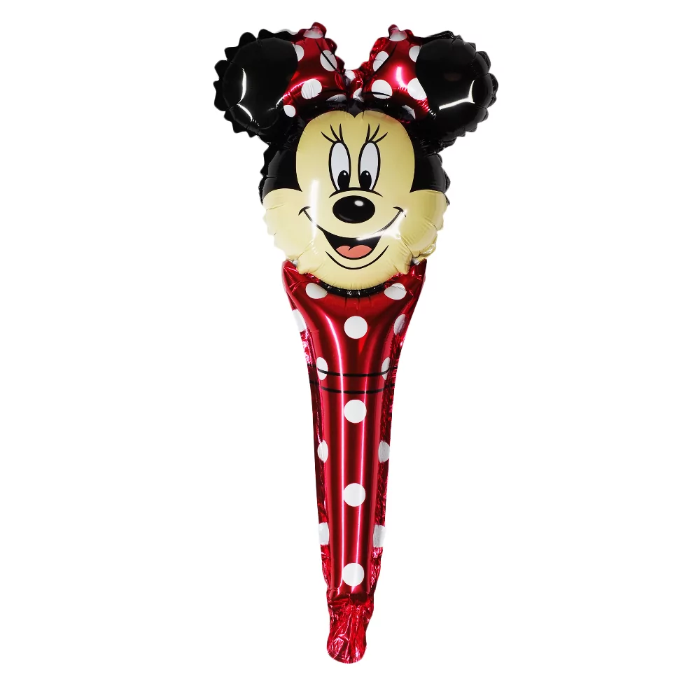 Balon folie portabil Minnie, rosu 50cm
