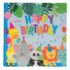 Set 12 servetele Jungle Party 33x33 cm