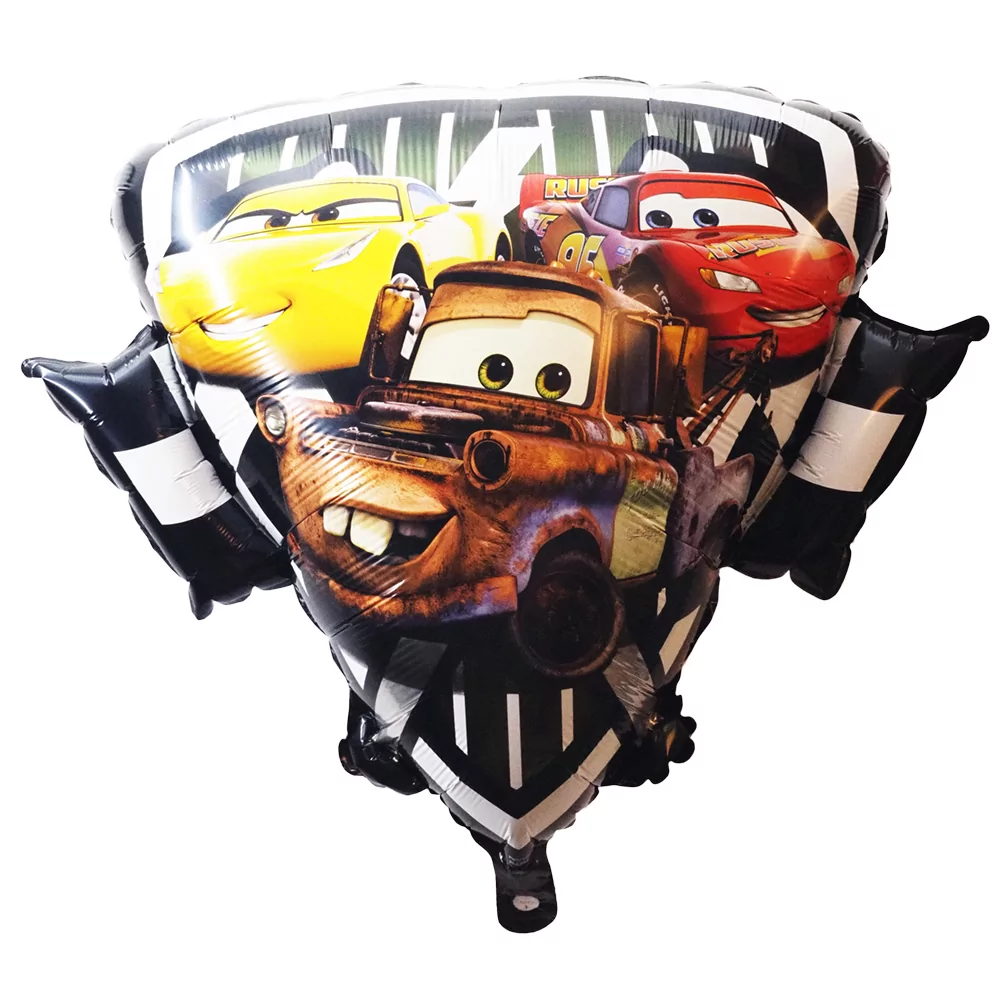 Balon folie Cars in forma de steag, 50 x 60 cm