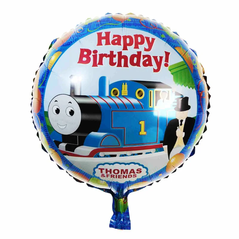Balon personaje Thomas si prietenii sai, rotund, 45 cm